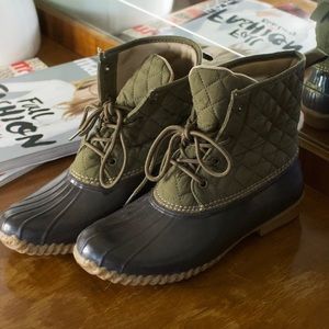 Jambu Olive Quilted Boot